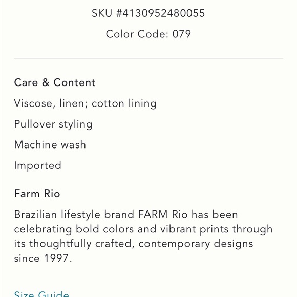 Farm Rio Halter Cutout Dress Anthropologie Scarf Beach Starfish Peach XL NWT - Picture 5 of 8